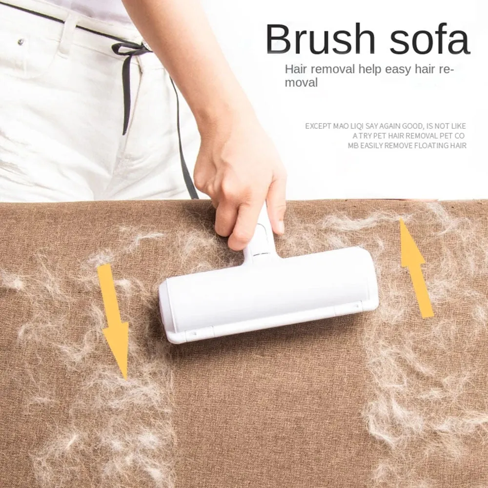 🔥Rotary lint brush with washable adhesive roller Pet Hair Roller🔥
